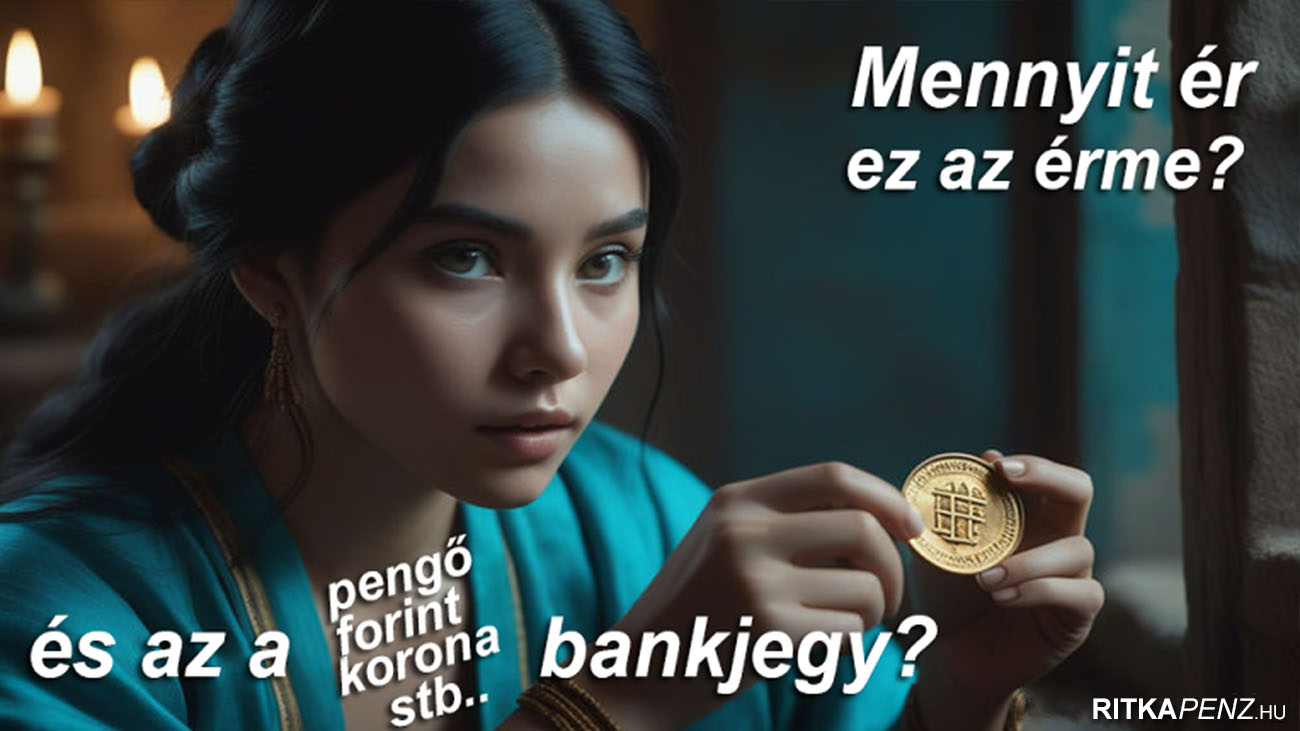 mennyit er ez az erme bankjegy ritka regi penz