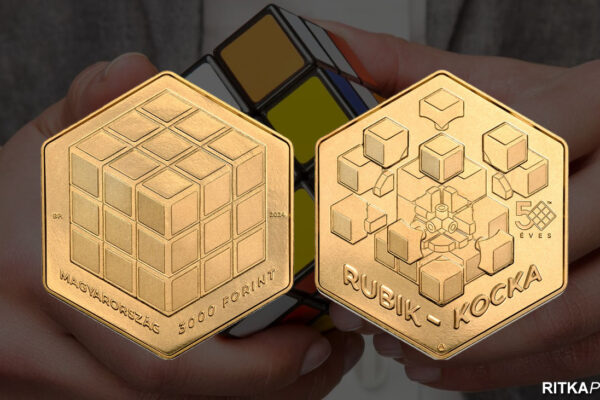 rubik kocka emlek erme 5000 forint