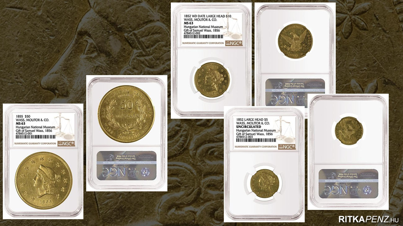 wass molitor 5 10 50 dollar arany erme mnm