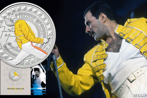 royal mint uk erme freddie mercury emlekerme