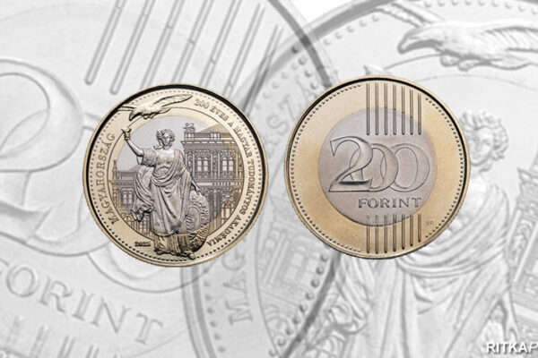 uj 200 forint emlekerme mta magyar tudomanyos akademia 200 eves evfordulo