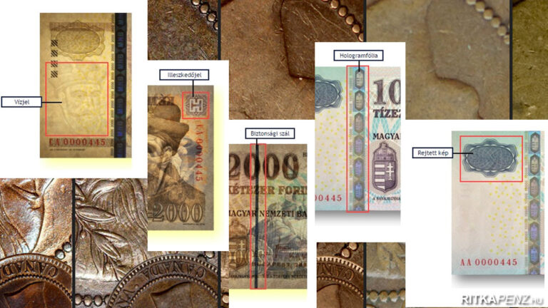 Hogyan ismerhetők fel a hamis érmék és bankjegyek?