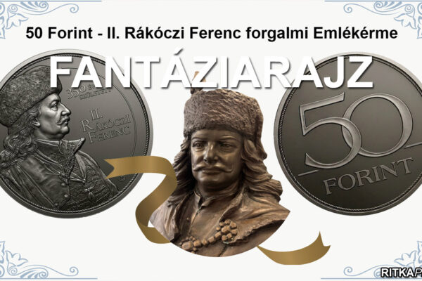 50 forint rakoczi forgalmi emlekerme 2026 350 eves jubileum