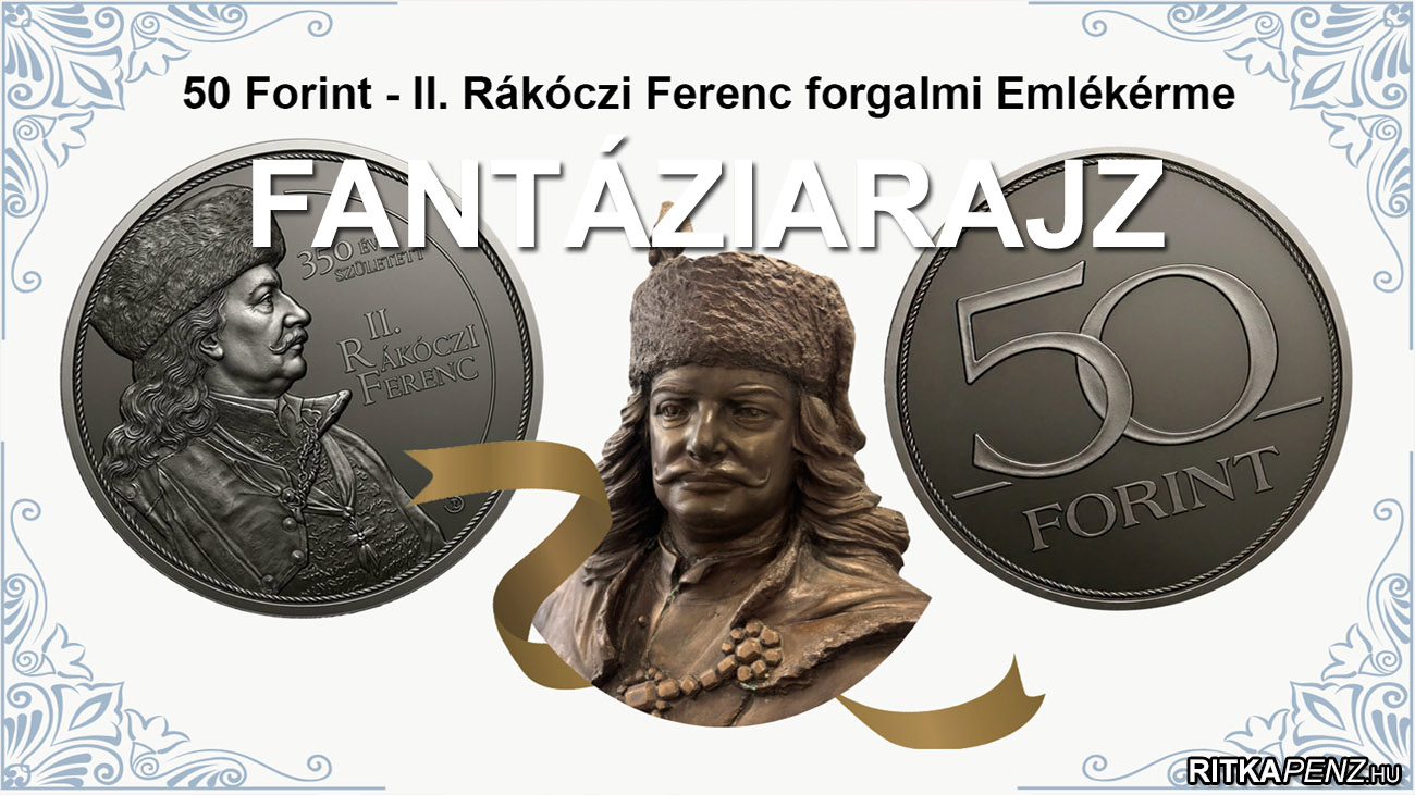 50 forint rakoczi forgalmi emlekerme 2026 350 eves jubileum